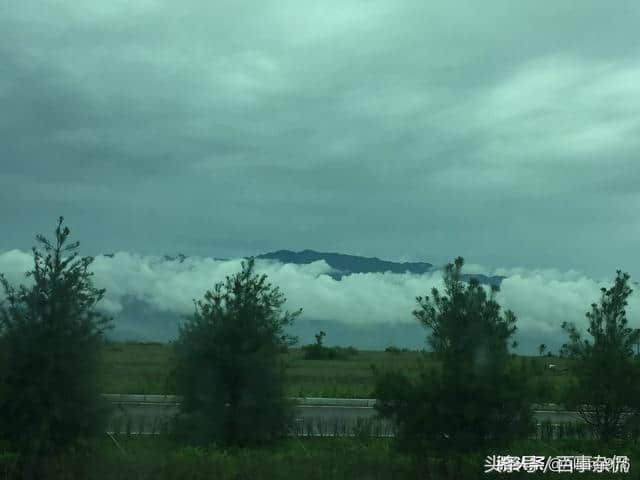 连日阴雨过后，宝鸡影友随拍“云横秦岭似玉带”~图片集锦