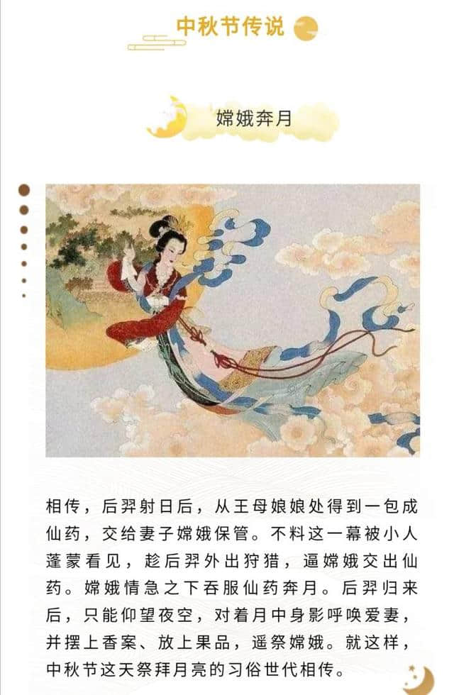 关于中秋节的来历与习俗