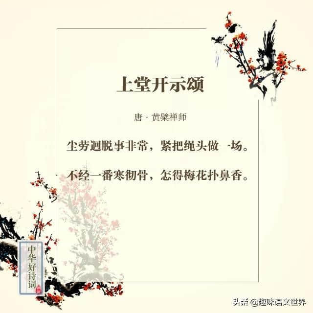 那些与梅花有关的诗词~