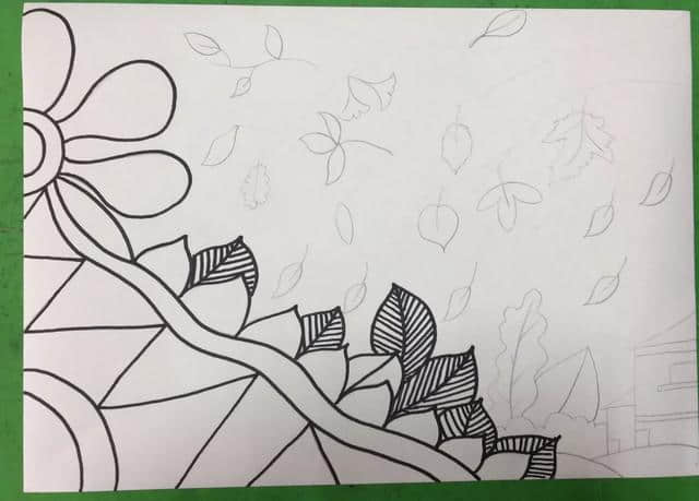 金秋十月教你如何画秋天主题创意儿童画一适合八九岁孩子学习
